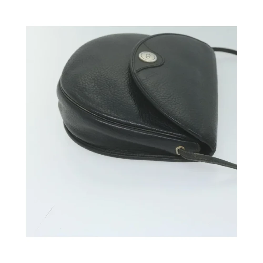 Dior Vintage Pre-owned Leather dior-bags Black Dames
