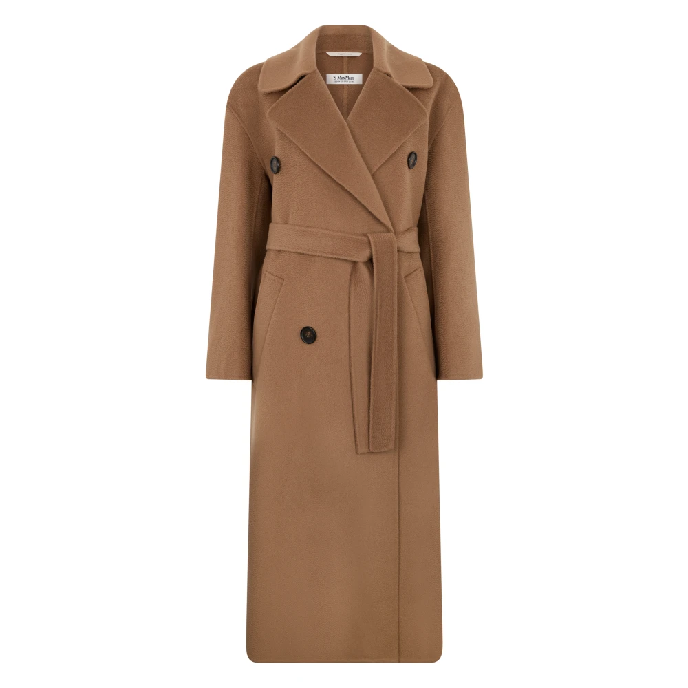 Max Mara , Belted Coats, Female, Brown, M, Dalila Coat