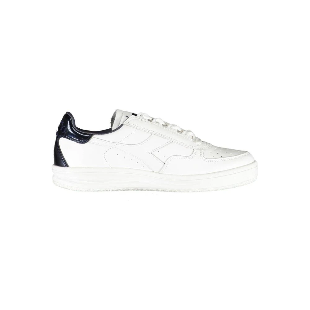 Diadora Women's White Fabric Sneaker