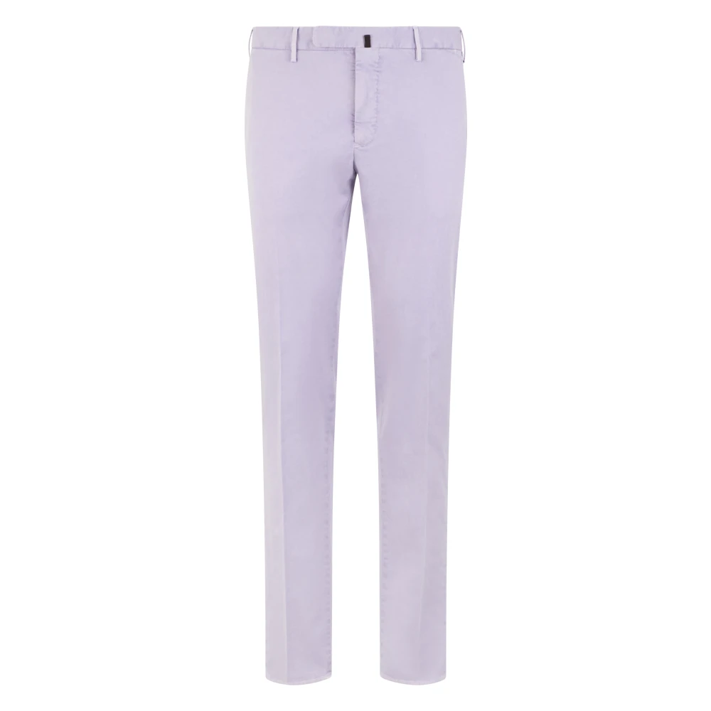 Slowear Men's Purple Model 30 Slim Fit Cotton Trousers - Chinos - S - Trousers