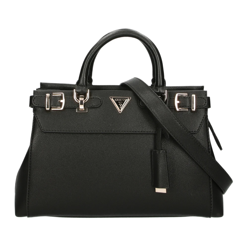 Guess Zwarte ECO ALI Luxe Satchel Black Dames