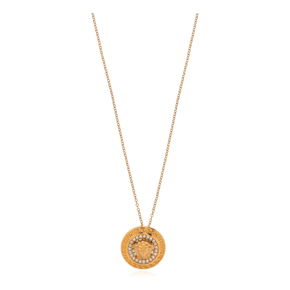 Versace Femme Jaune - Collier Avec Pendentif - Accessoires - Taille: One Size