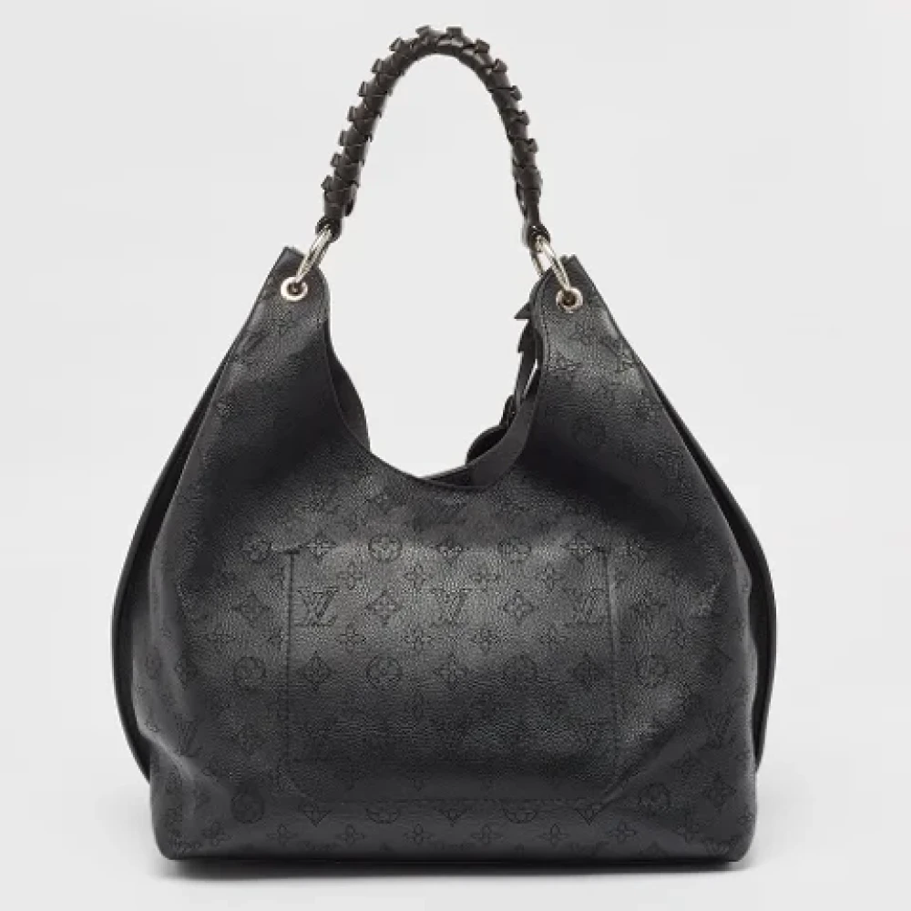 Louis Vuitton Vintage Pre-owned Leather handbags Black Dames