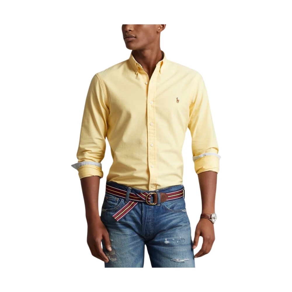 Custom Fit Oxford Skjorte - Gul