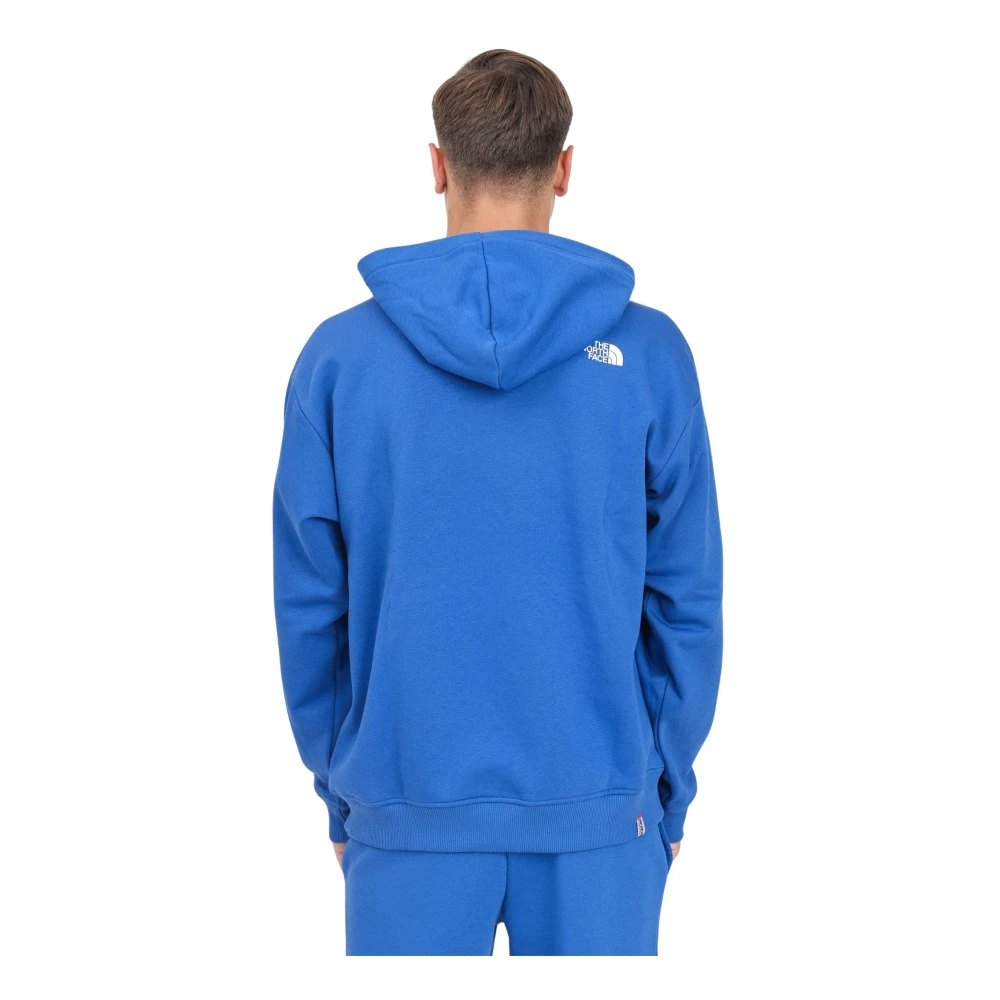 The North Face Blauwe Hoodie Axys Sweater Blue Heren