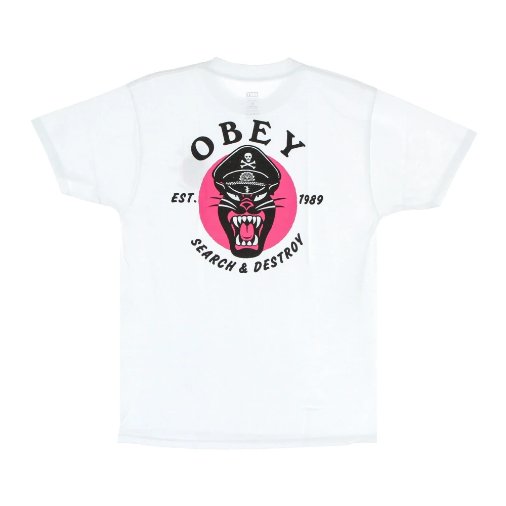 Obey Klassieke Panther Tee Wit Heren T-Shirt White Heren