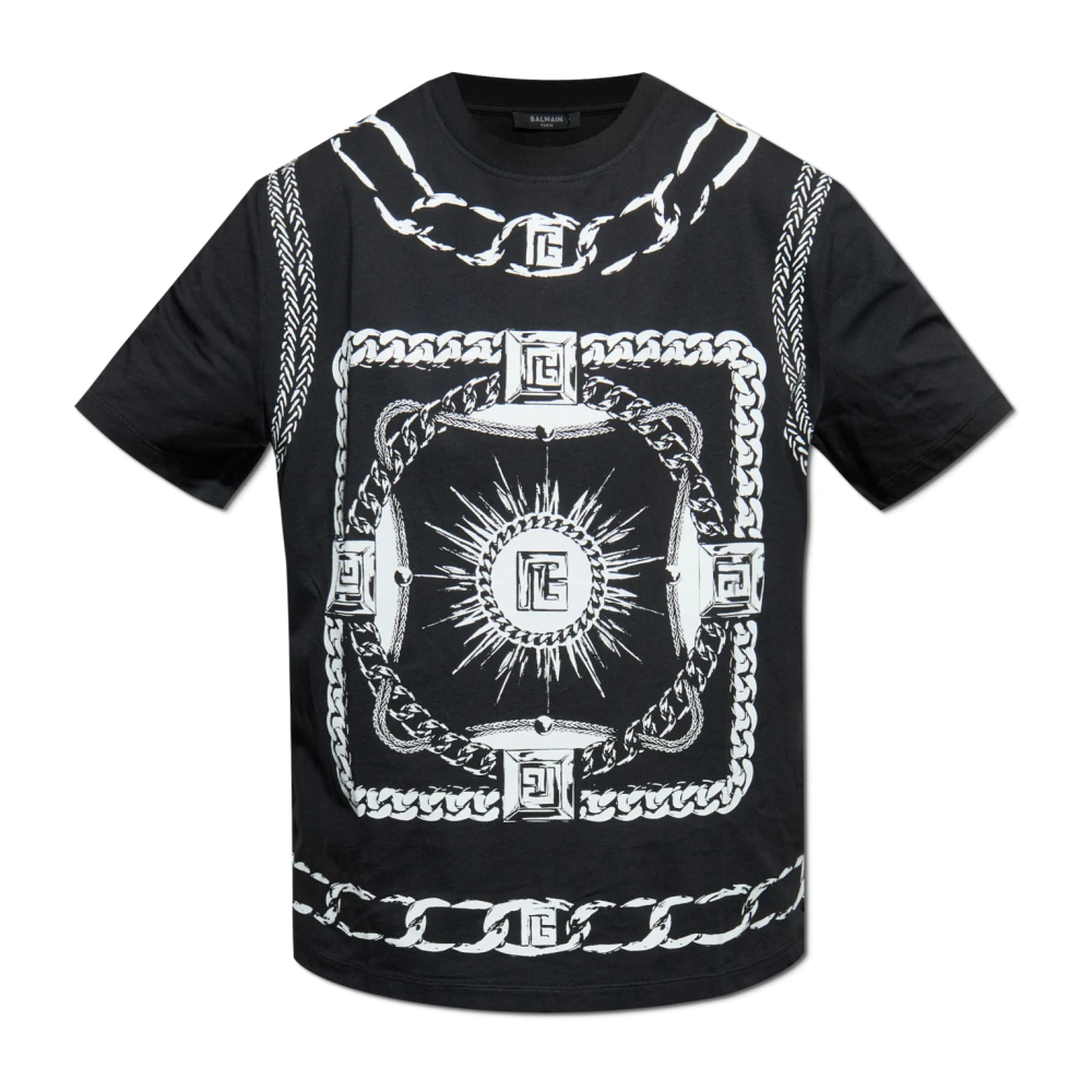 Balmain - Tops > T-Shirts - Black - Balmain - Modalova