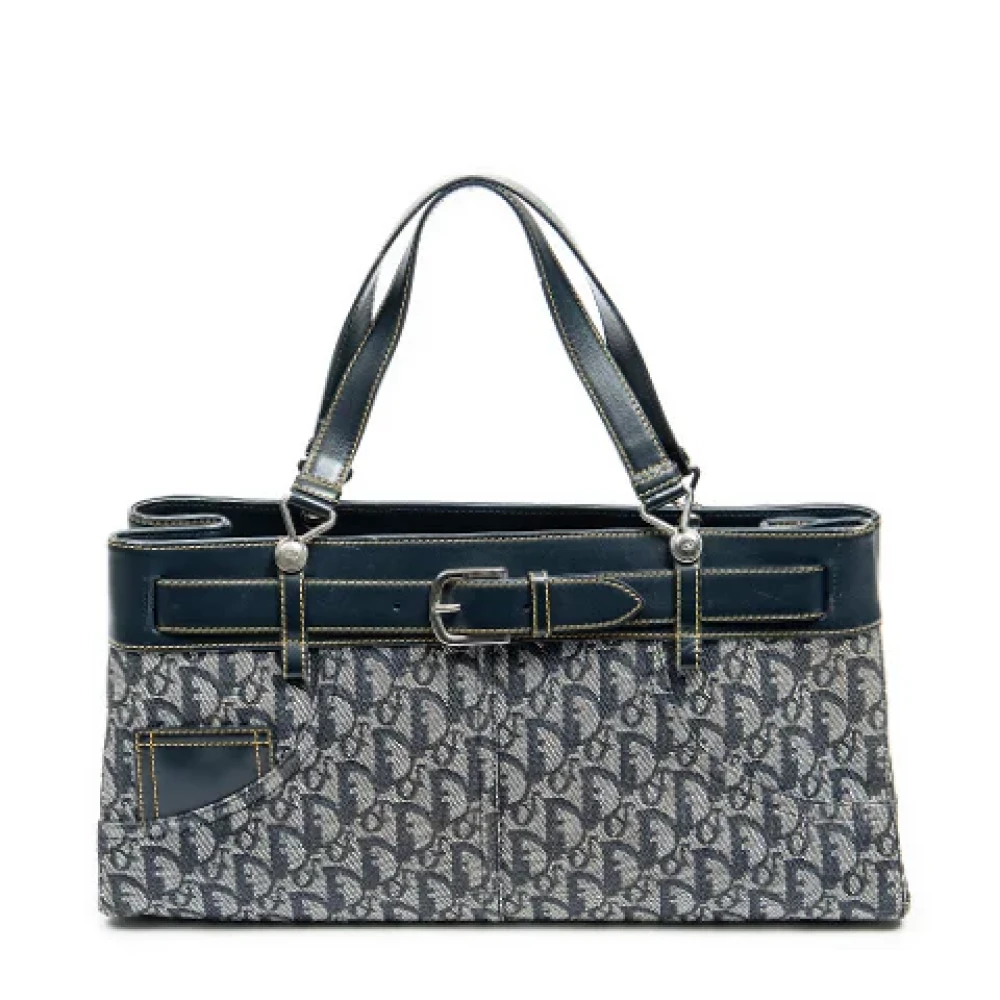 Dior Vintage Pre-owned Canvas dior-bags Gray Dames