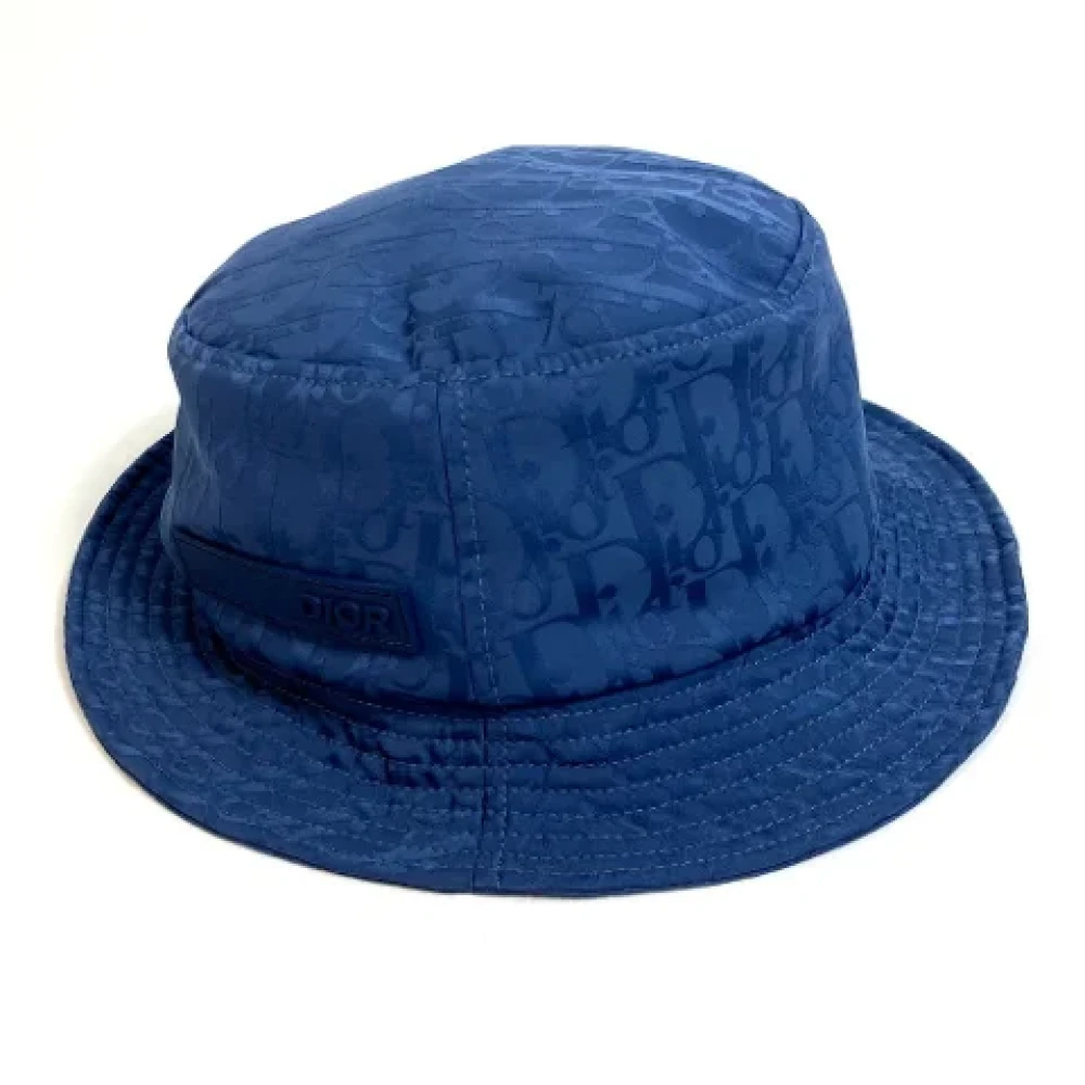 Dior Vintage Pre-owned Fabric hats Blue Dames