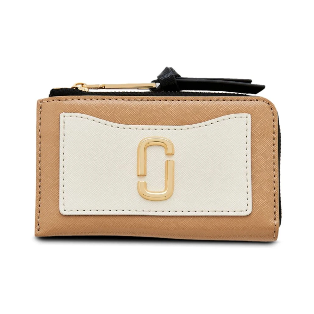 Marc Jacobs Bruine Portemonnee met Kettingdetail Brown Dames