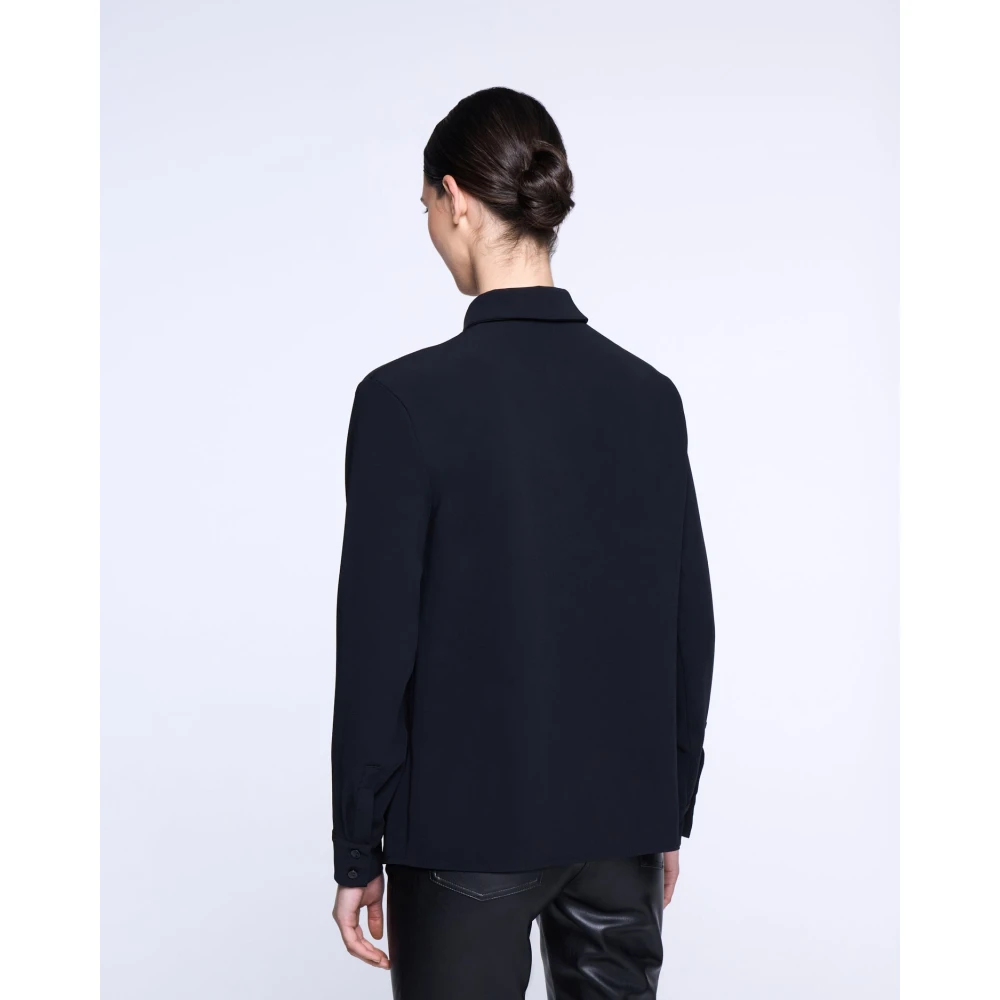 Silvian Heach Overhemd met geperforeerde details Black Dames