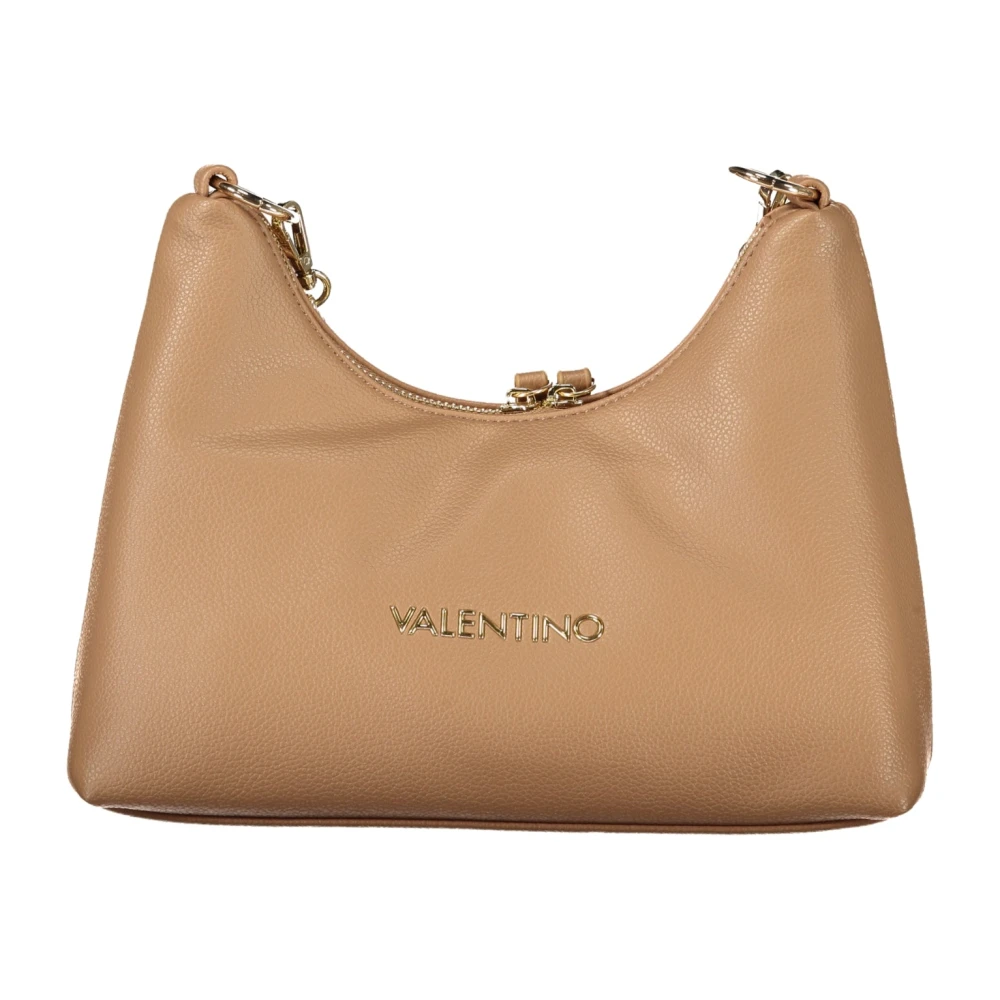 Valentino by Mario Valentino Beige Schoudertas met Afneembare Band Beige Dames