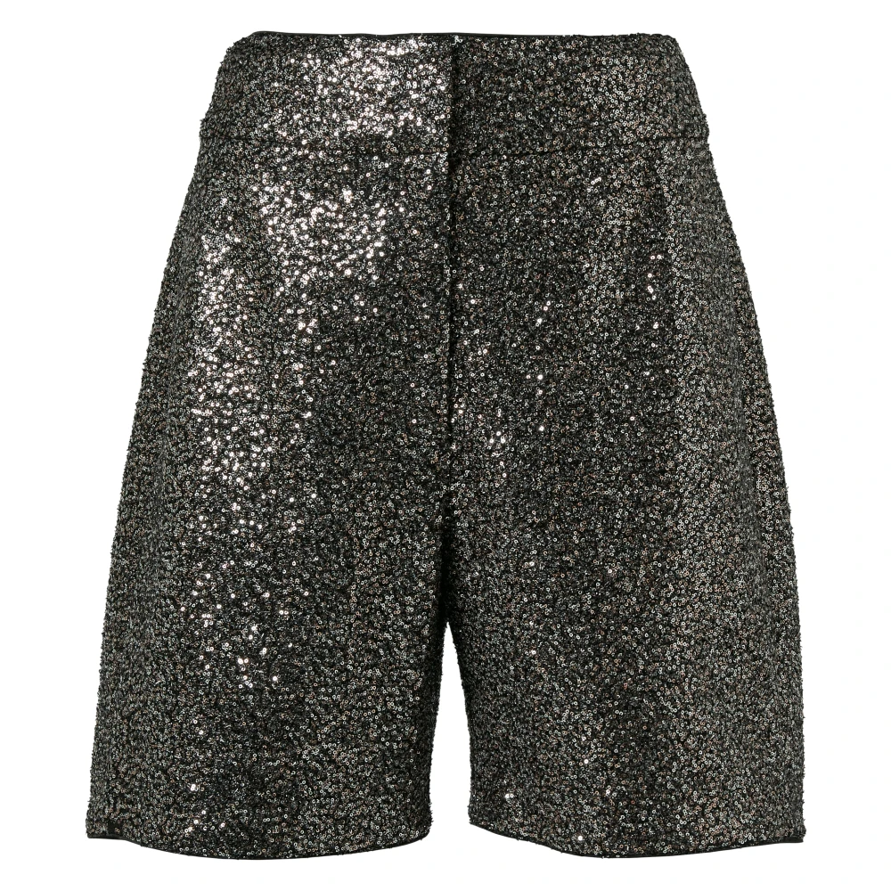 comma Paillet High-Rise Shorts Black Dames