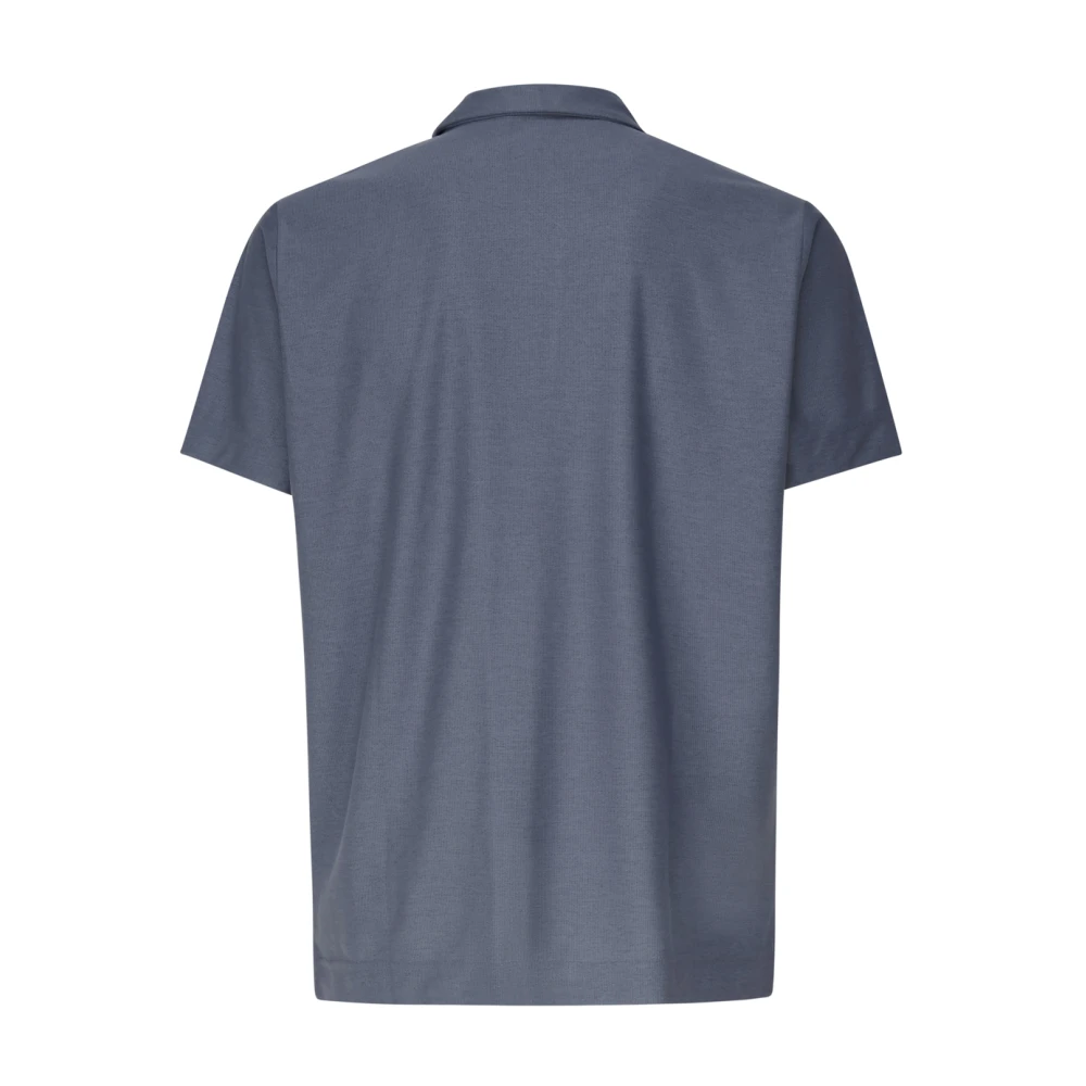 Jack Wolfskin Blauwe Polo T-shirt met Sneldrogende Technologie Blue Heren