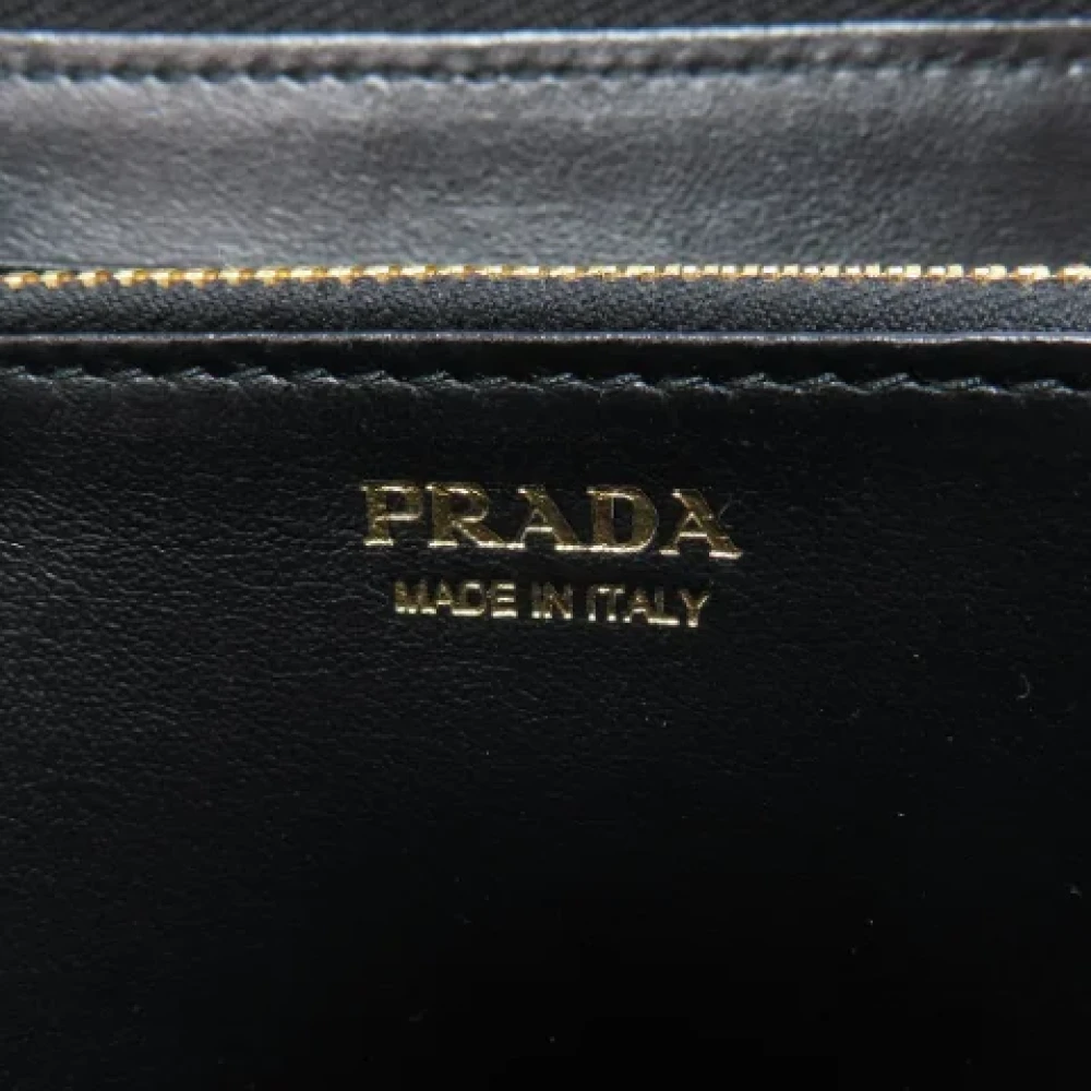 Prada Vintage Pre-owned Nylon wallets Black Dames