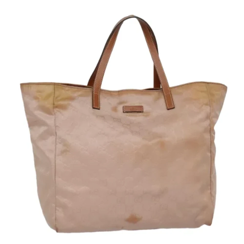 Gucci Vintage Pre-owned Canvas gucci-bags Pink Dames