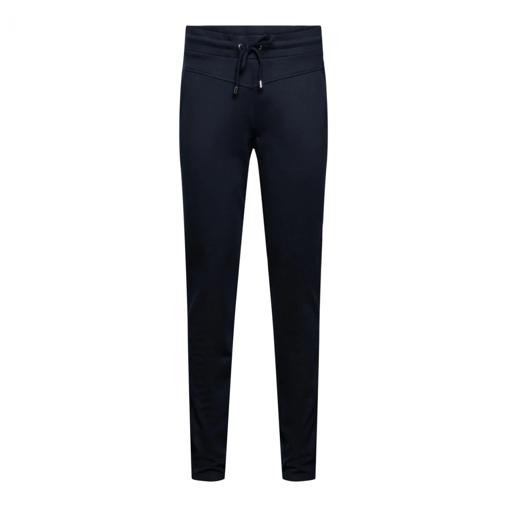 &Co Woman Navy Punta Broek met Stijlvolle Details Blue Dames