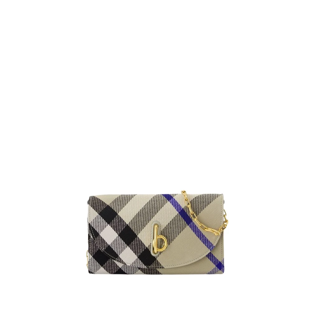 Burberry Rocking Horse Portemonnee Op Ketting Synthetisch Beige Dames