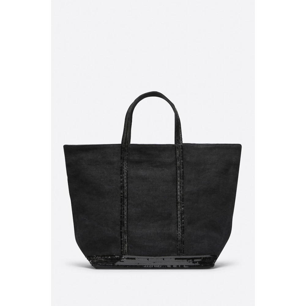 Vanessa Bruno Zwarte Rits Medium Handtas Black Dames