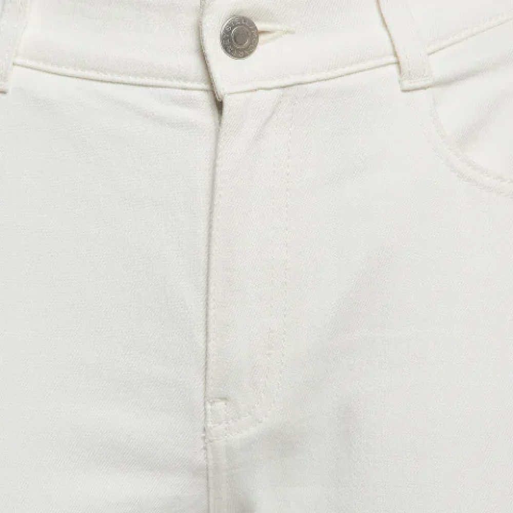 Stella McCartney Pre-owned Denim jeans White Dames