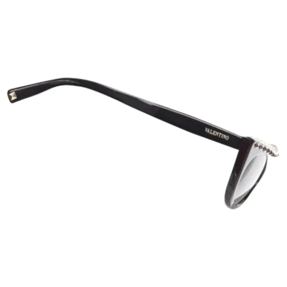 Valentino Vintage Pre-owned Acetate sunglasses Black Dames