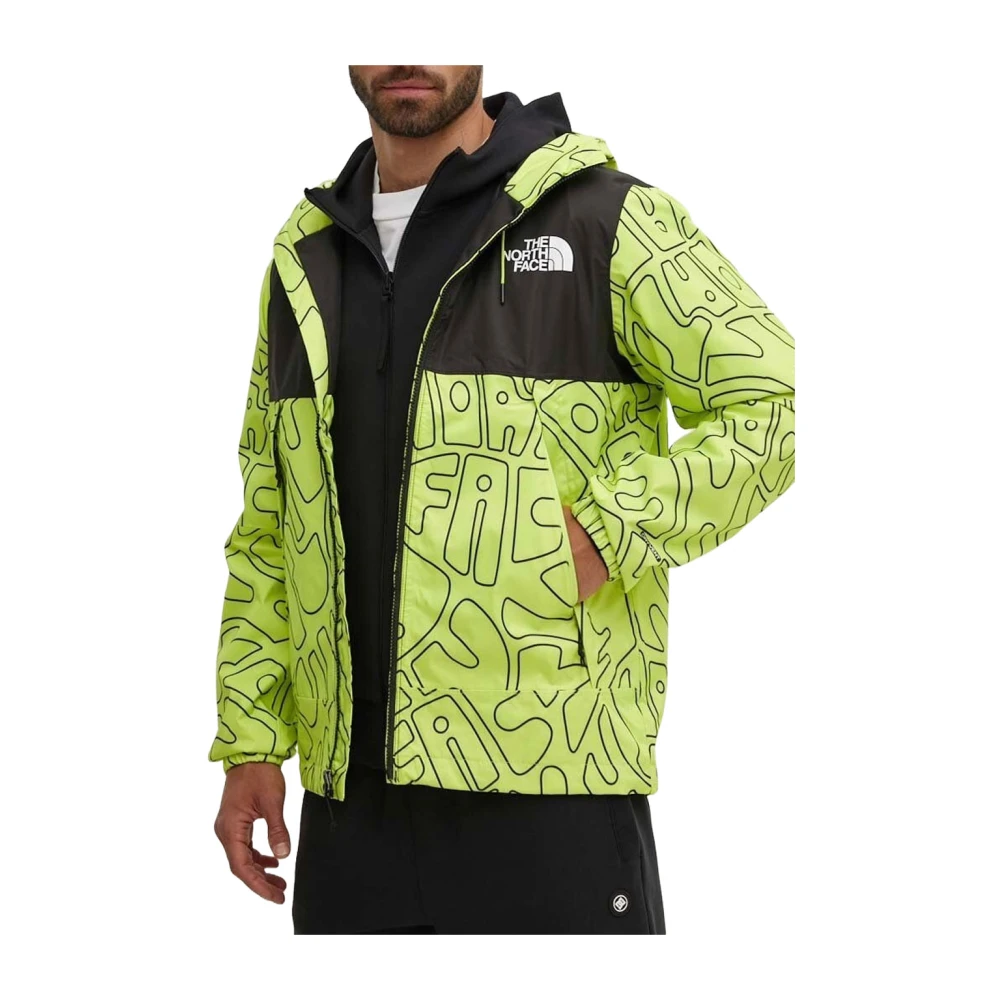 The North Face Waterdichte Limoengroene Jas Multicolor Heren