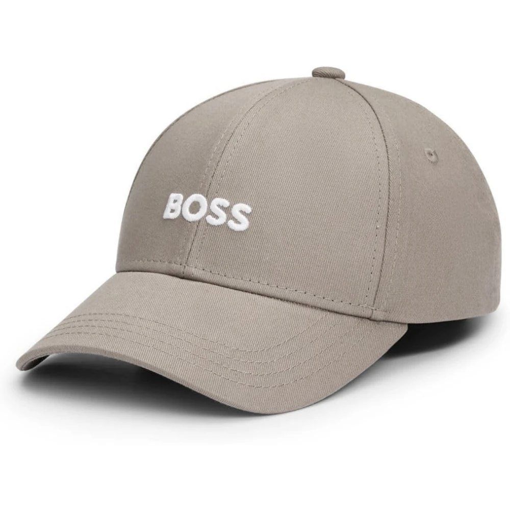 Hugo Unisex Beige Hats & Caps, One Size, Stylish Cream White Cotton Cap