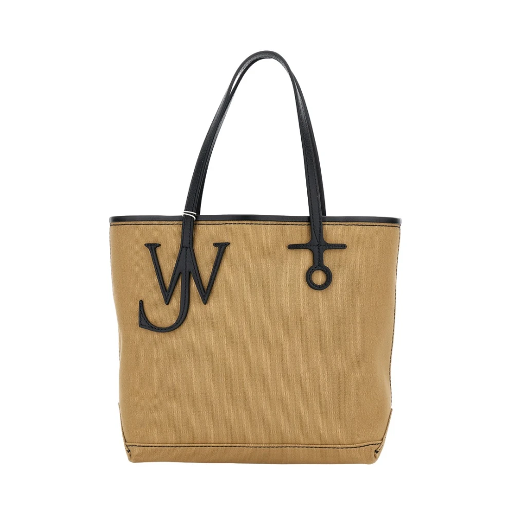 Jw Anderson Women's Beige Small Anchor Canvas & Leather Tote - Shopping Bags - One Size - Bags