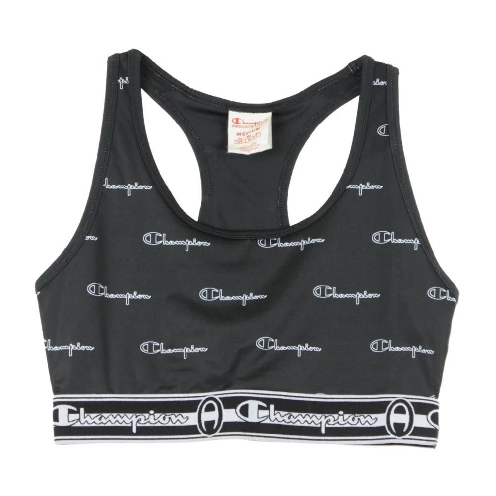 Champion Zwarte BH Top voor Vrouwen Black Dames