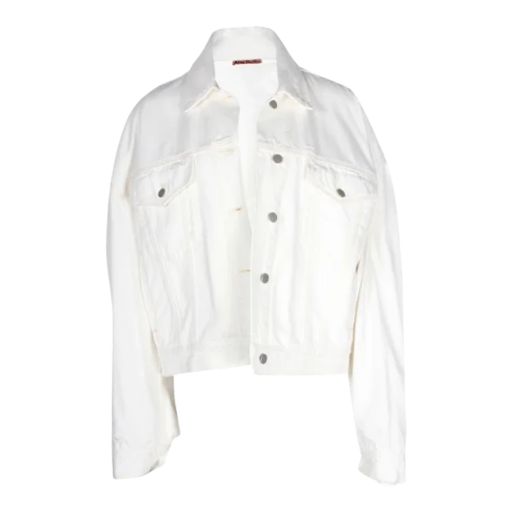 Acne Studios Pre-owned Cotton outerwear White Dames