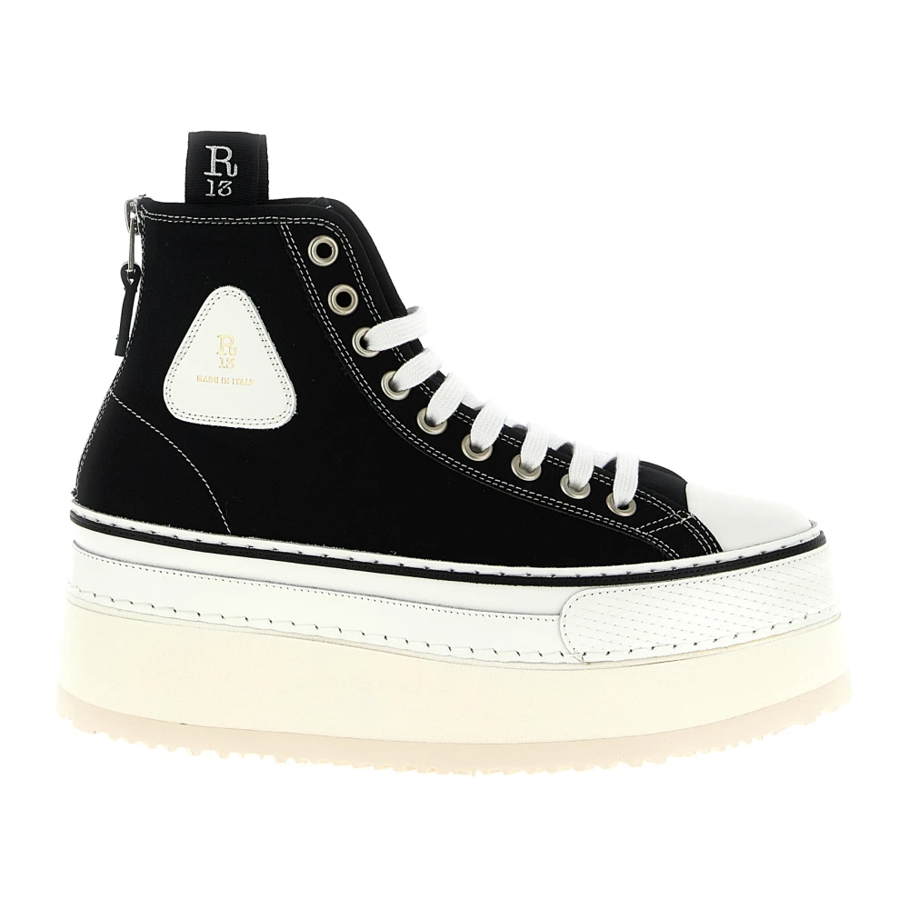 R13 Courtney Canvas Sneakers Dames Schoenen Zwart