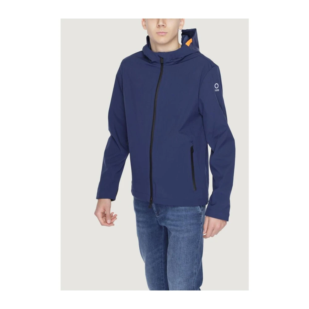 Suns Volledige rits polyester jack collectie Blue Heren