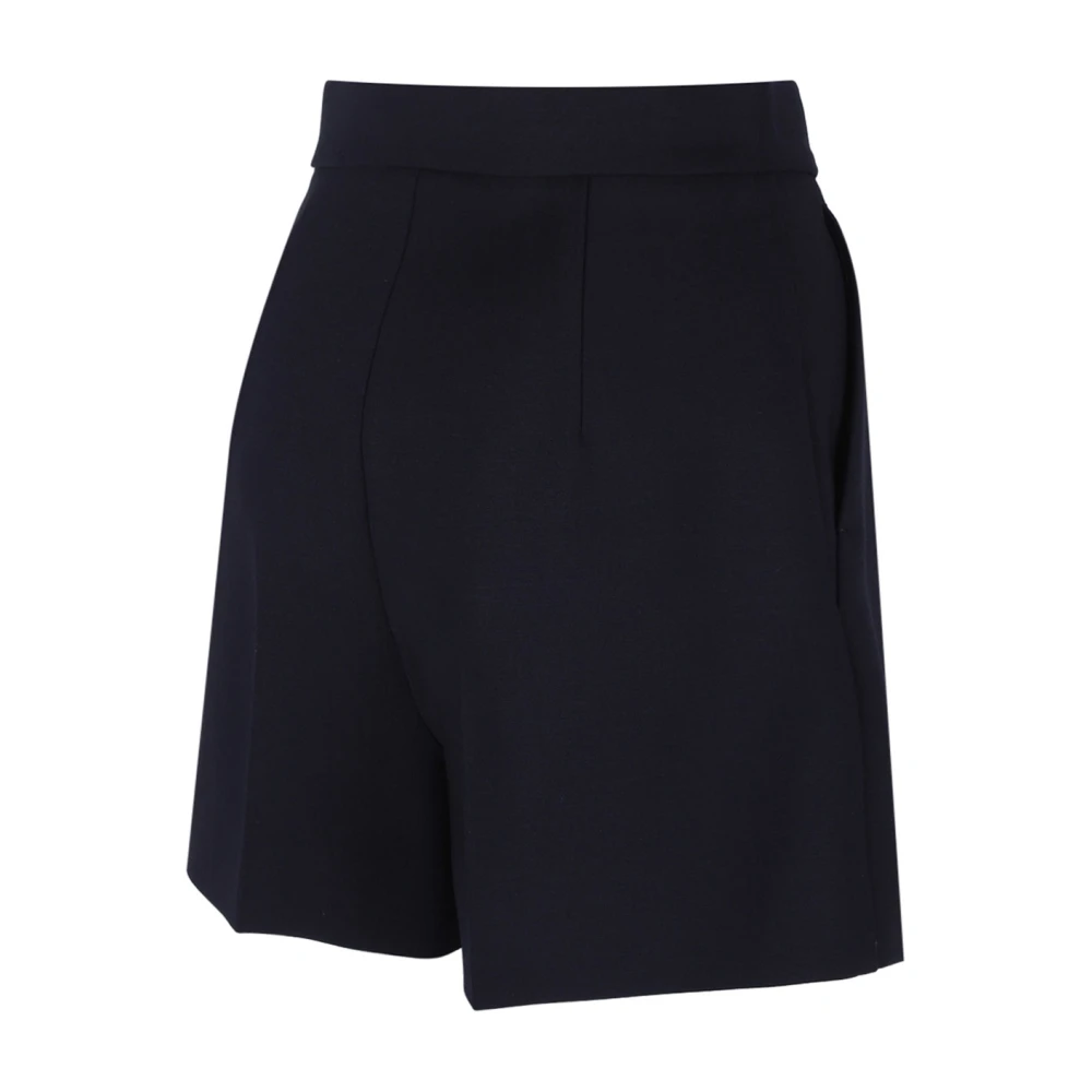 Max Mara Navy Blue Zic Shorts Blue Dames