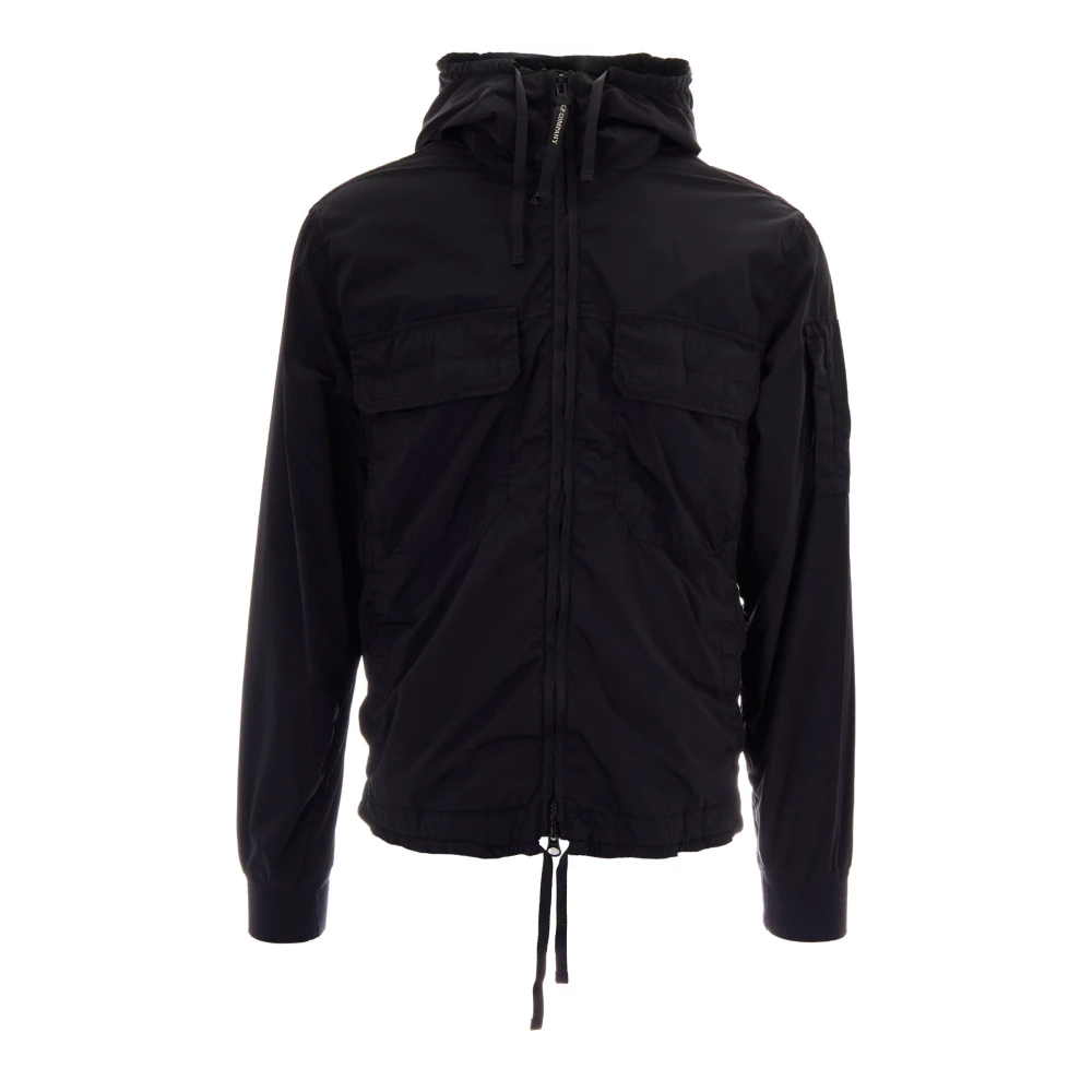 C.p. Company Men's Black Light Jackets, 2XL, Light Jackets