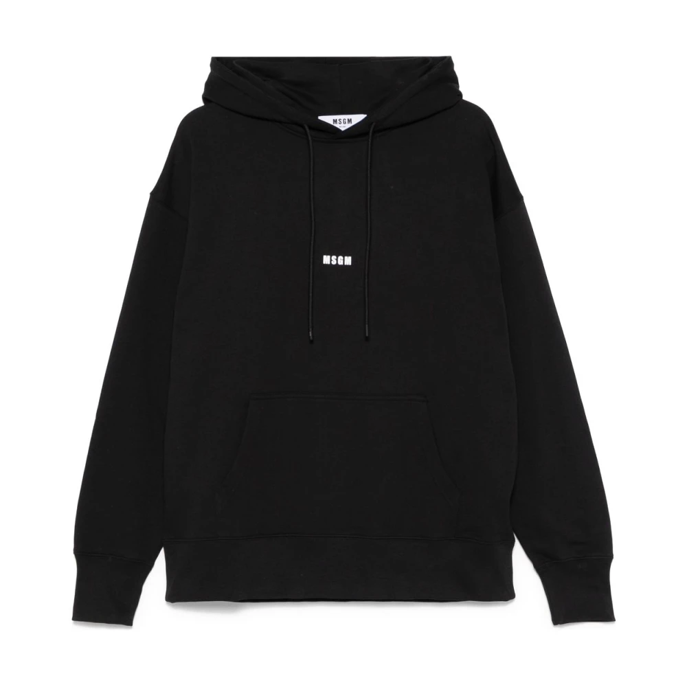Msgm Stijlvolle Nero Sweatshirt voor Mannen Black Heren