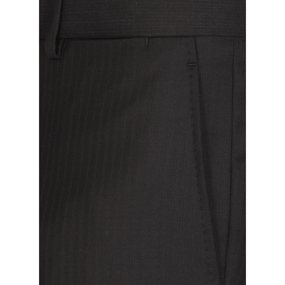 Caruso Blauw Wollen Pak Jas Klassieke Stijl Blue Heren