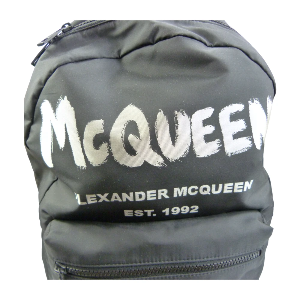 alexander mcqueen Zwarte tassen voor een stijlvolle look Black Heren