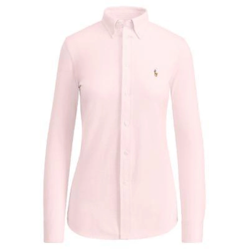 Polo Ralph Lauren Women's Pink Soft Jersey Heidi Shirt - Shirts - Xl - Blouses & Shirts