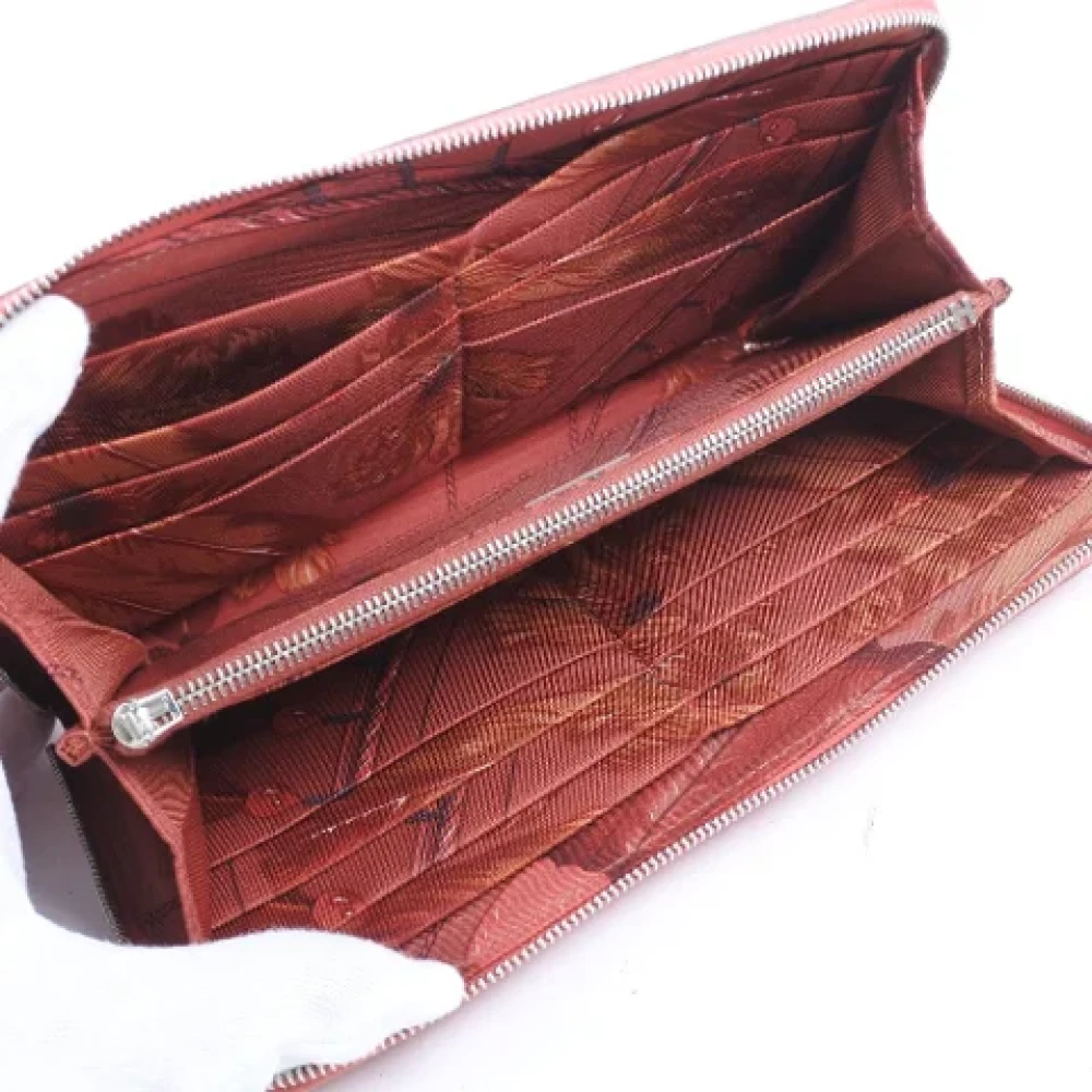 Hermès Vintage Pre-owned Leather wallets Pink Dames