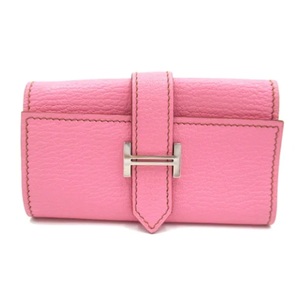 Hermès Vintage Pre-owned Leather key-holders Pink Dames