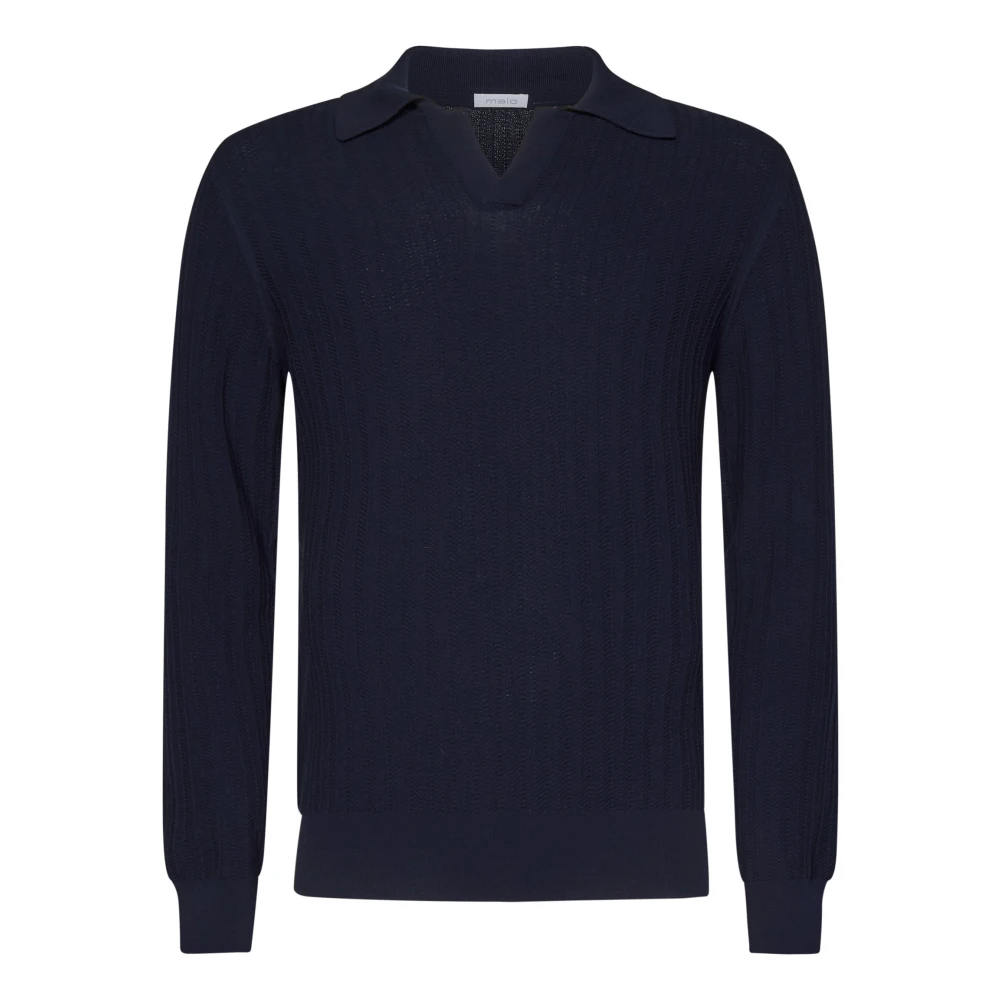 Knitwear > V-neck Knitwear - - Malo - Modalova