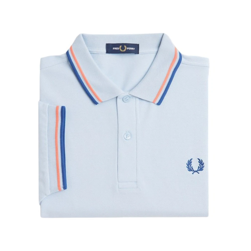 Fred Perry Klassieke Polo Shirt voor Mannen Blue Heren