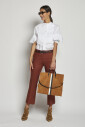 brown-cropped-stretch-trousers