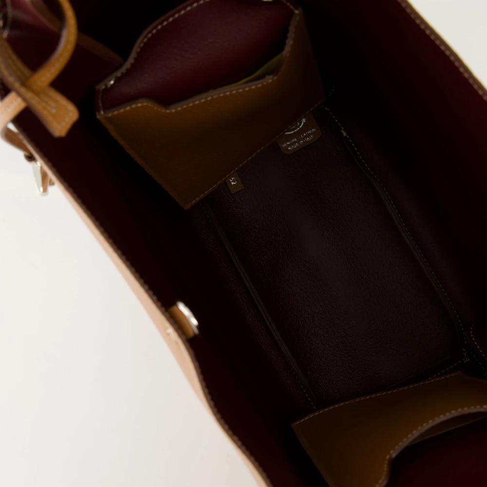 TOD'S Bruin leren bucket bag Brown Dames