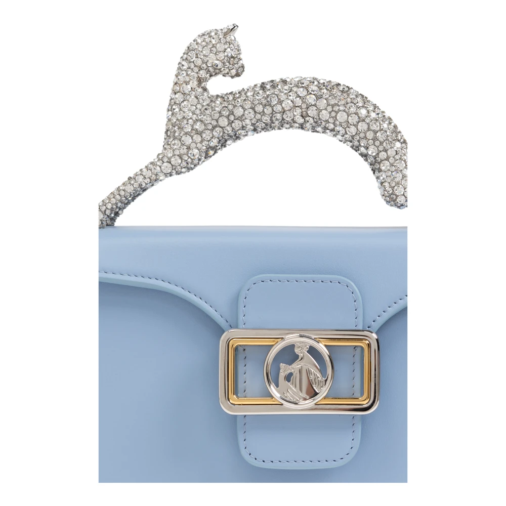 Lanvin Schoudertas Kat Potlood Nano Blue Dames