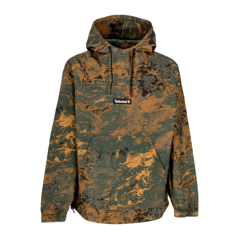 Timberland Lente Rock Print Windbreaker Jas Mannen Green Heren