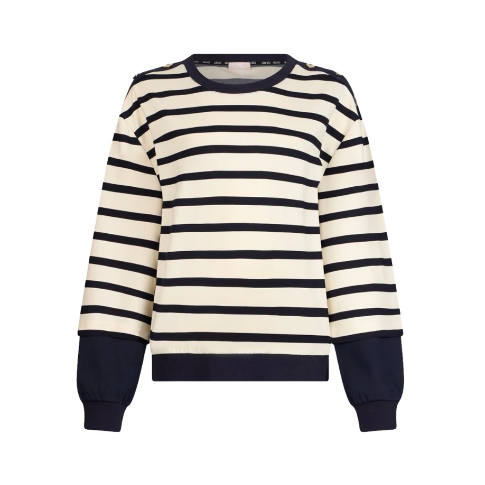 Liu Jo Damen Blau Sweatshirts & Hoodies, Lgröße: