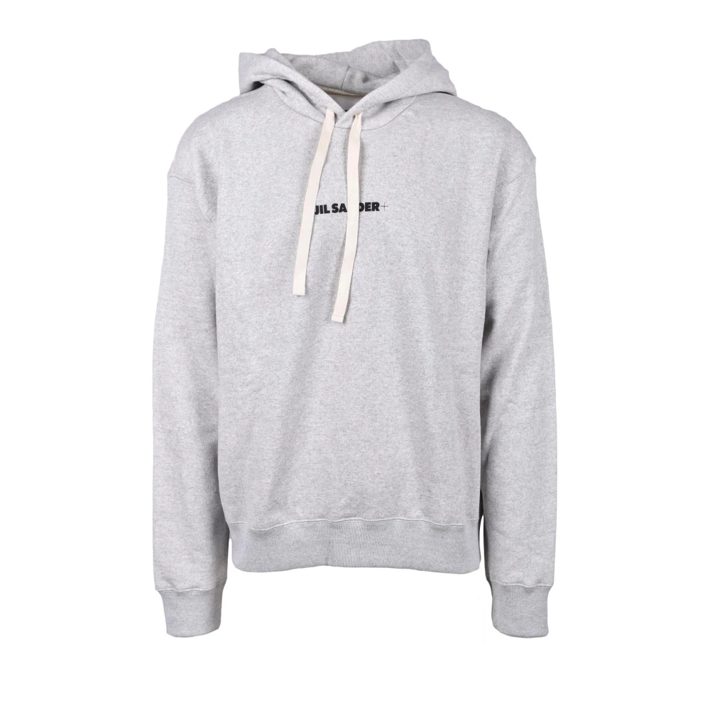 Jil Sander Katoenen Gebreide Trui Gray Heren