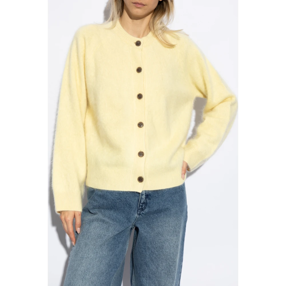 Lisa Yang Cardigan Melba Yellow Dames