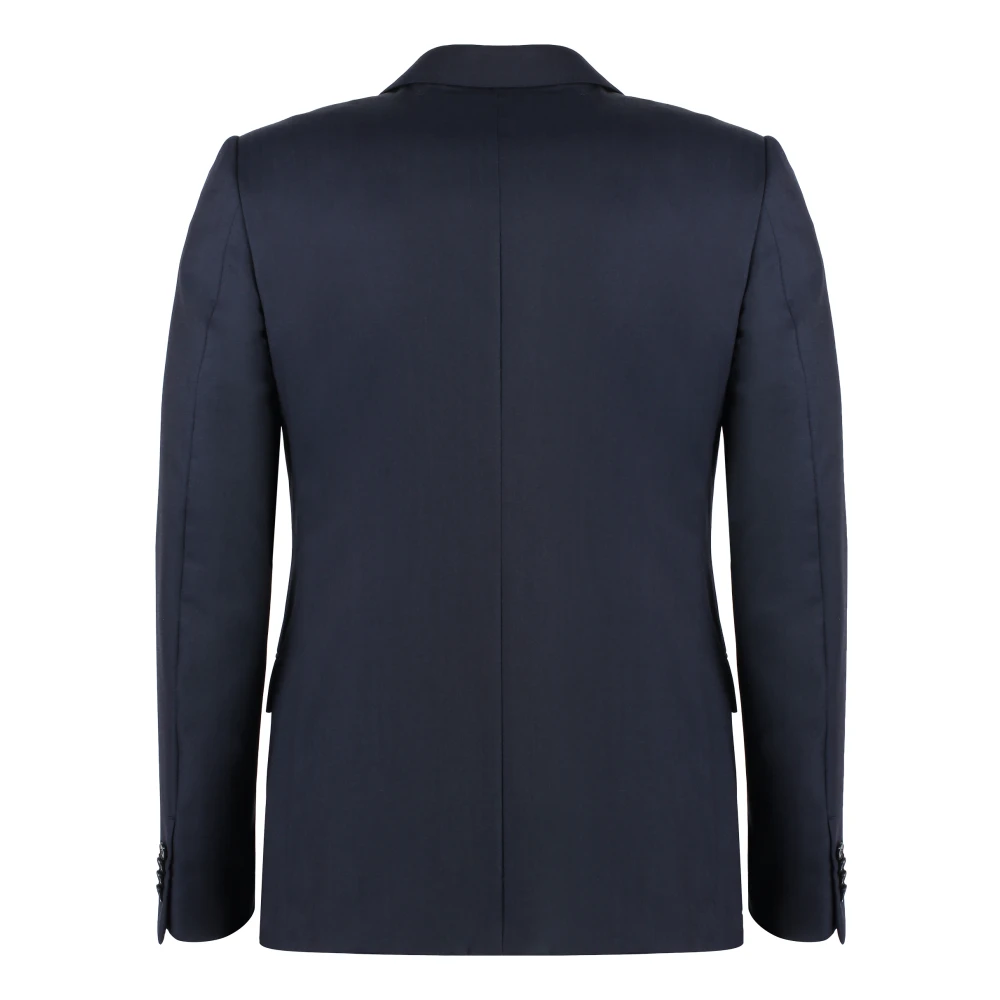 Ermenegildo Zegna Wol Zijde Pak Blue Heren